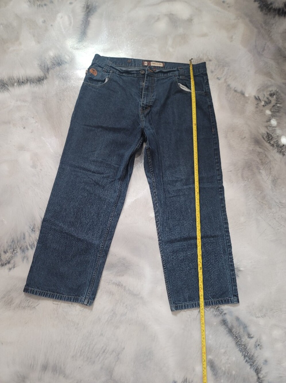 mecca Men's Navy Straight-Leg Jeans